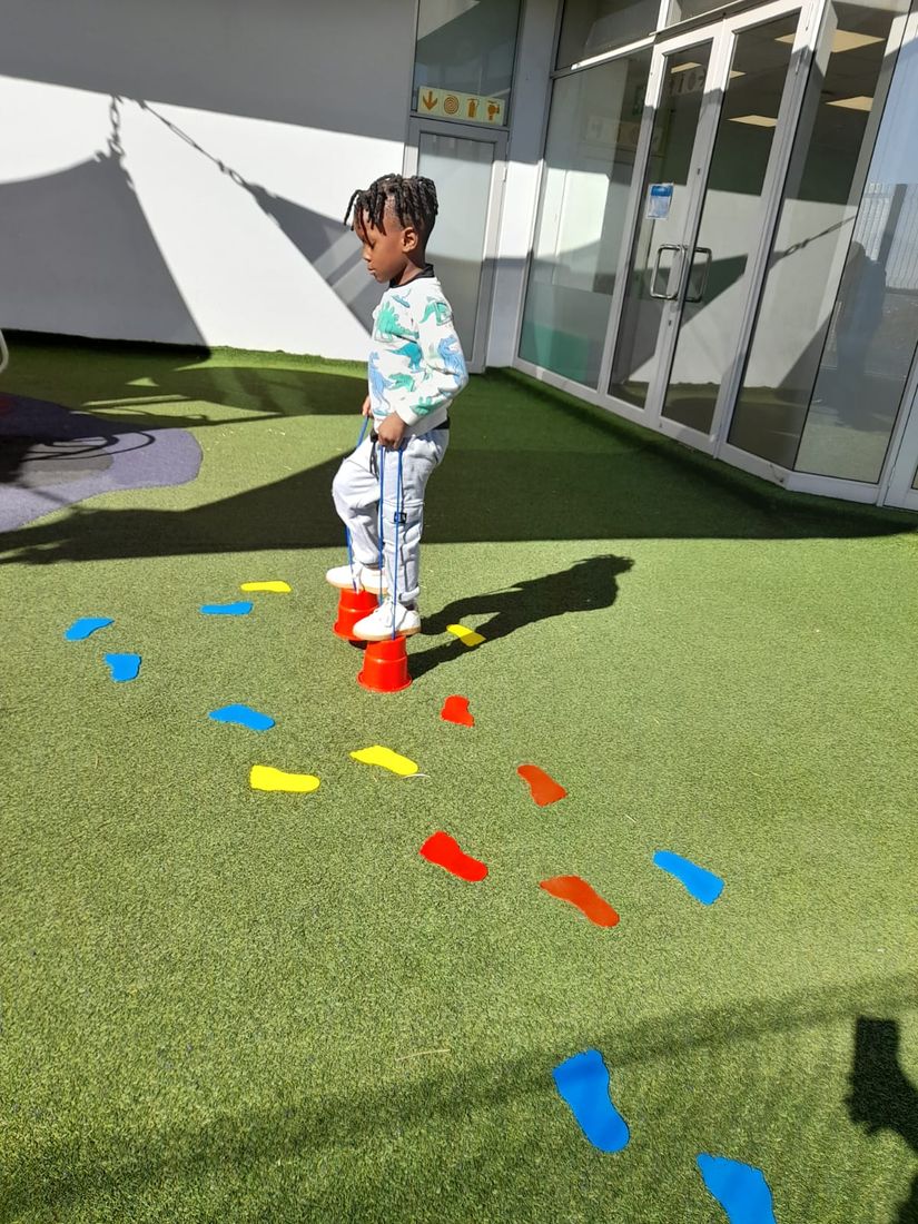 Hopscotch on the rooftop