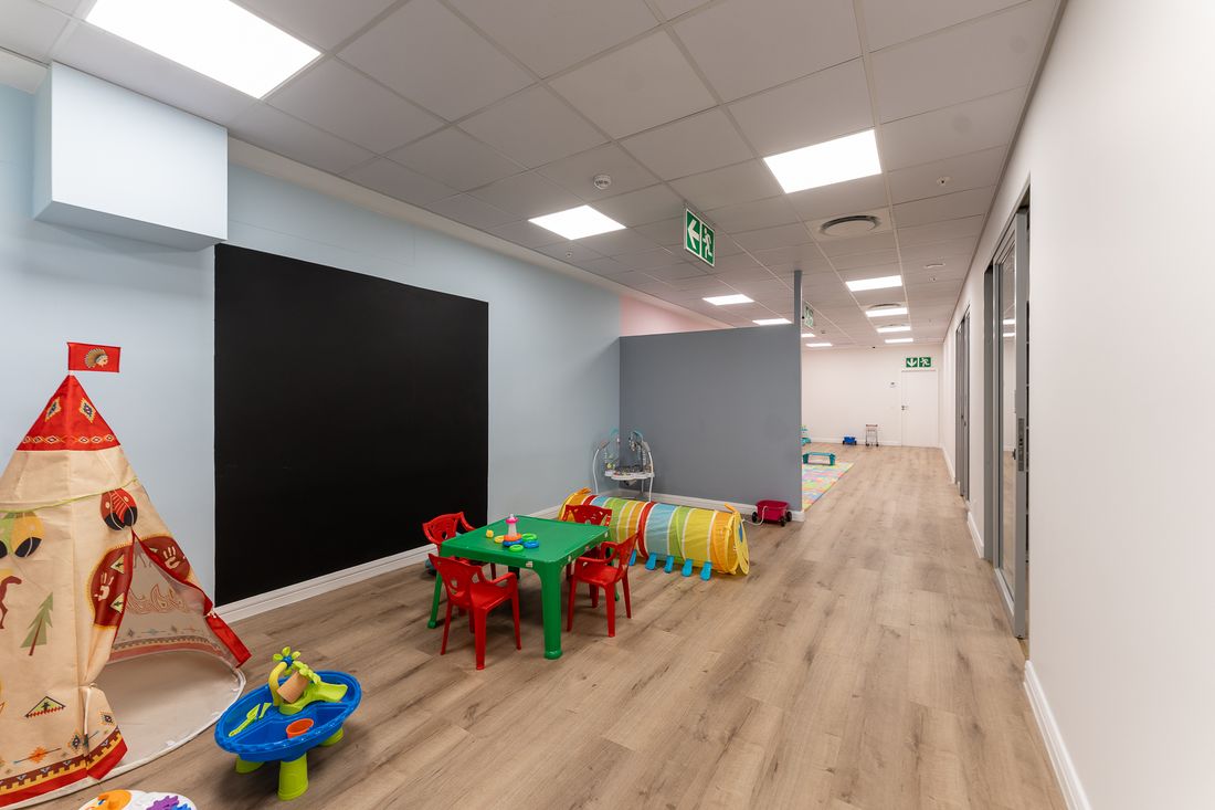 Baby room with jumpers