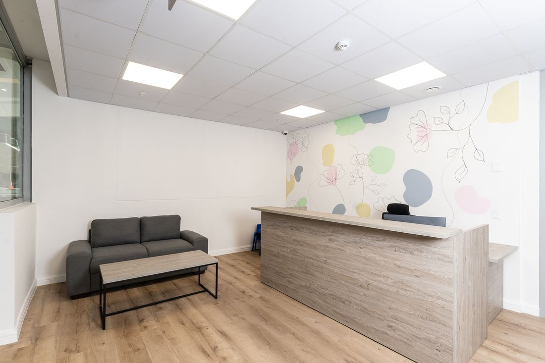 Reception area